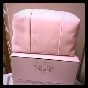 Light Pink Christian Dior Cosmetic Case